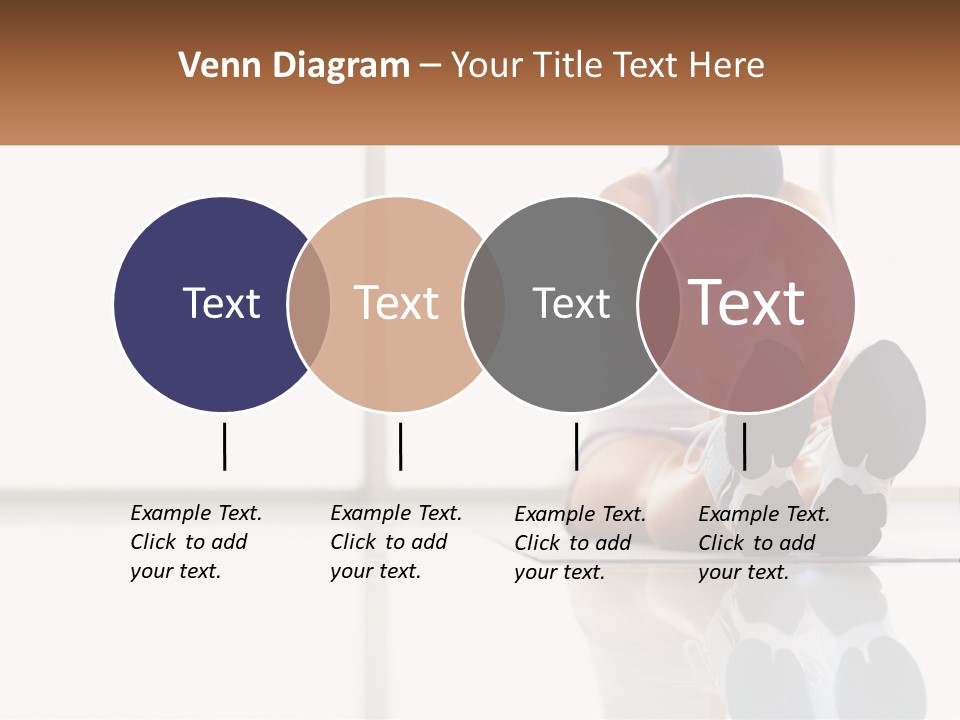 A Woman Sitting On The Floor With Her Feet Up PowerPoint Template