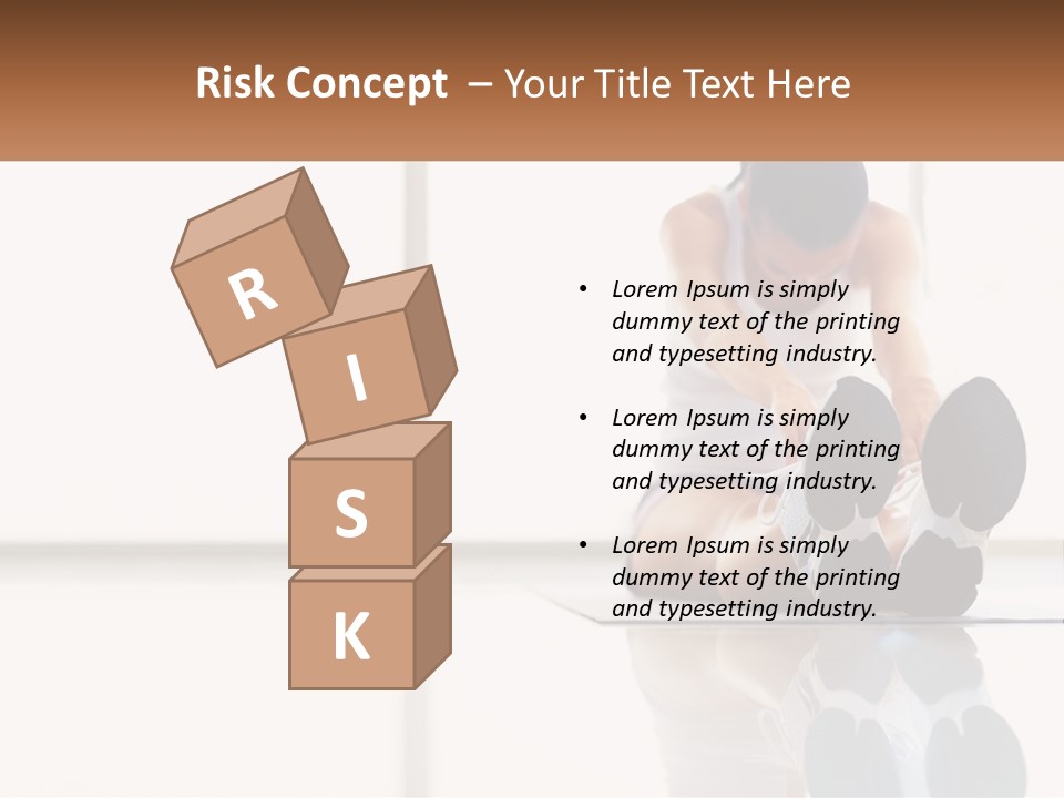 A Woman Sitting On The Floor With Her Feet Up PowerPoint Template