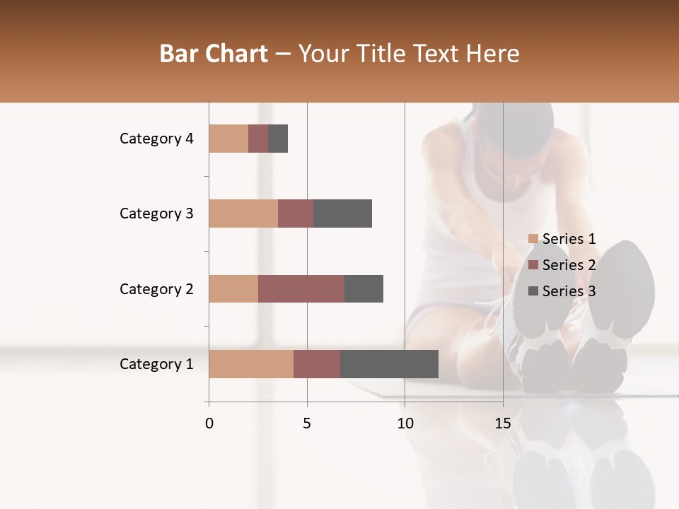 A Woman Sitting On The Floor With Her Feet Up PowerPoint Template