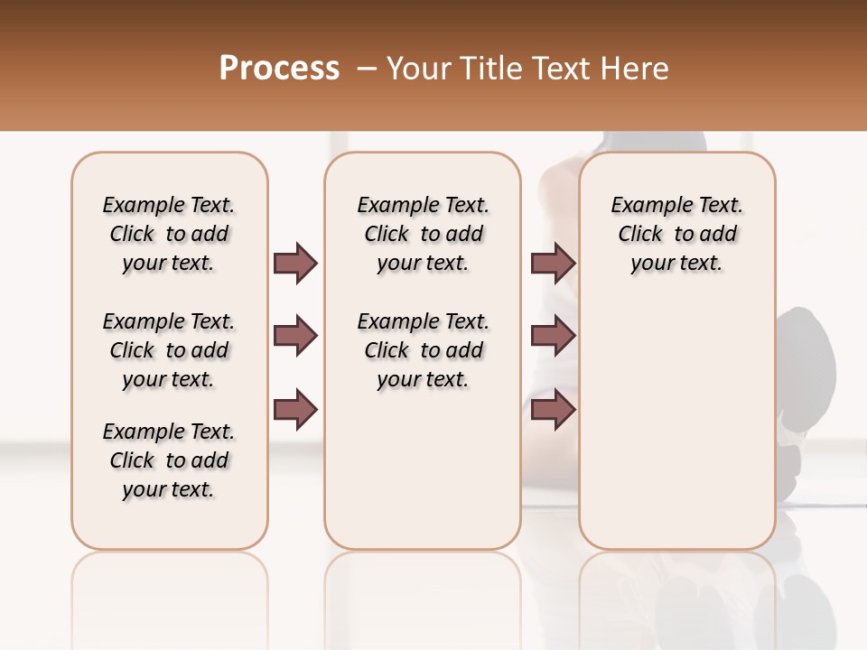 A Woman Sitting On The Floor With Her Feet Up PowerPoint Template
