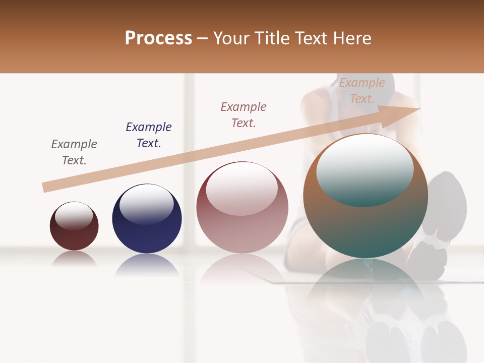 A Woman Sitting On The Floor With Her Feet Up PowerPoint Template