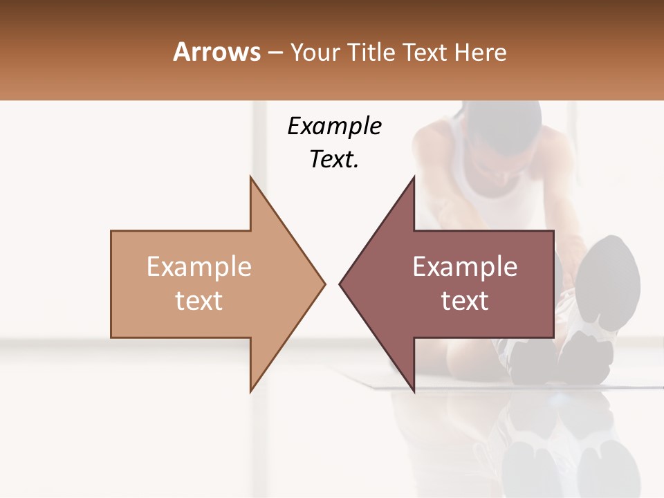 A Woman Sitting On The Floor With Her Feet Up PowerPoint Template