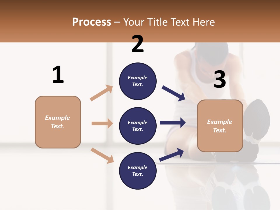 A Woman Sitting On The Floor With Her Feet Up PowerPoint Template