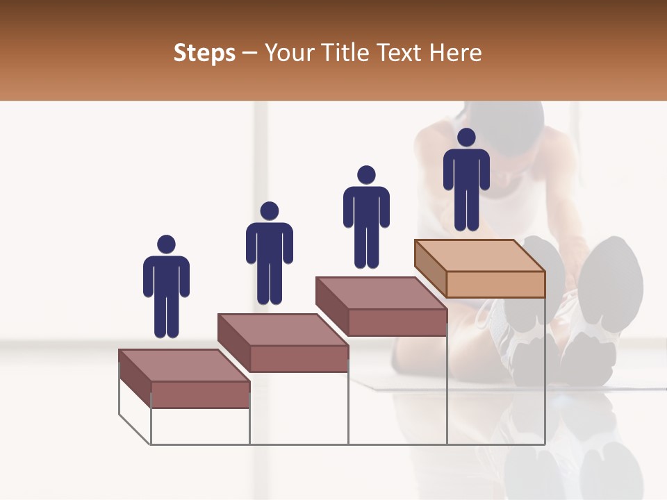 A Woman Sitting On The Floor With Her Feet Up PowerPoint Template