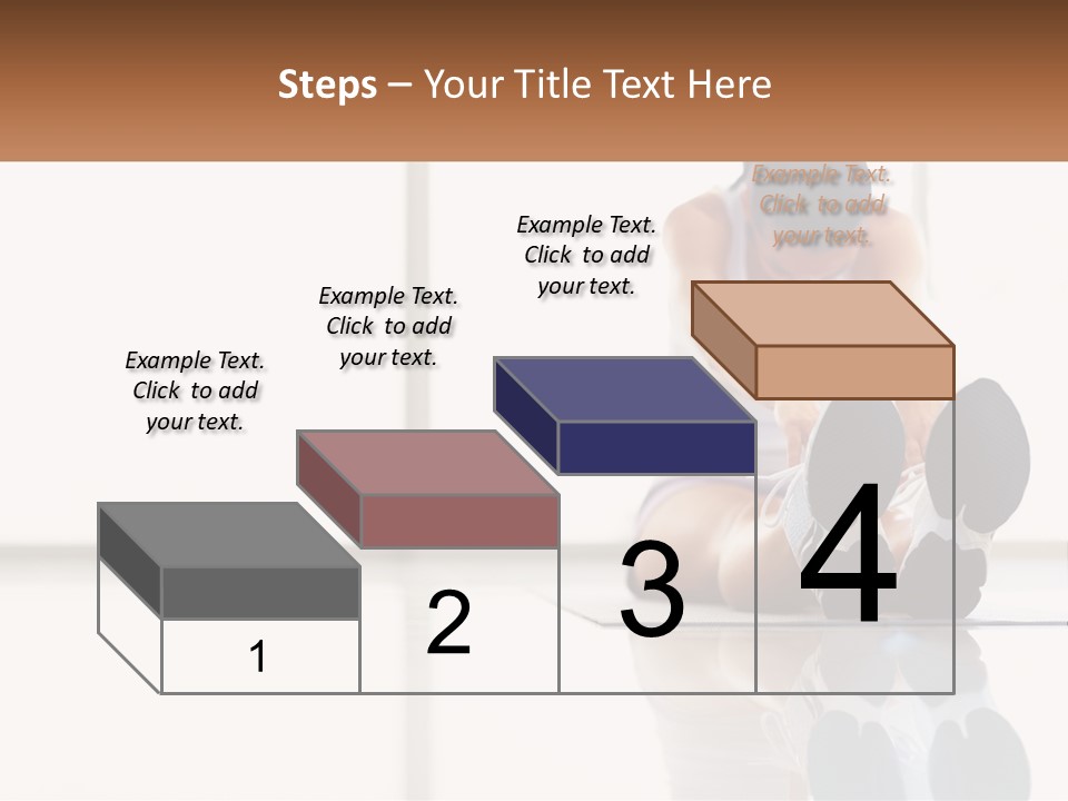 A Woman Sitting On The Floor With Her Feet Up PowerPoint Template