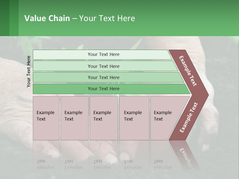 A Person Holding A Plant In Their Hands PowerPoint Template