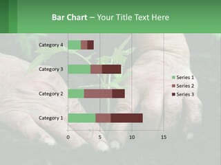 A Person Holding A Plant In Their Hands PowerPoint Template
