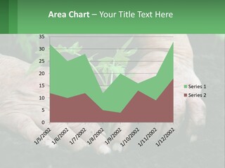 A Person Holding A Plant In Their Hands PowerPoint Template