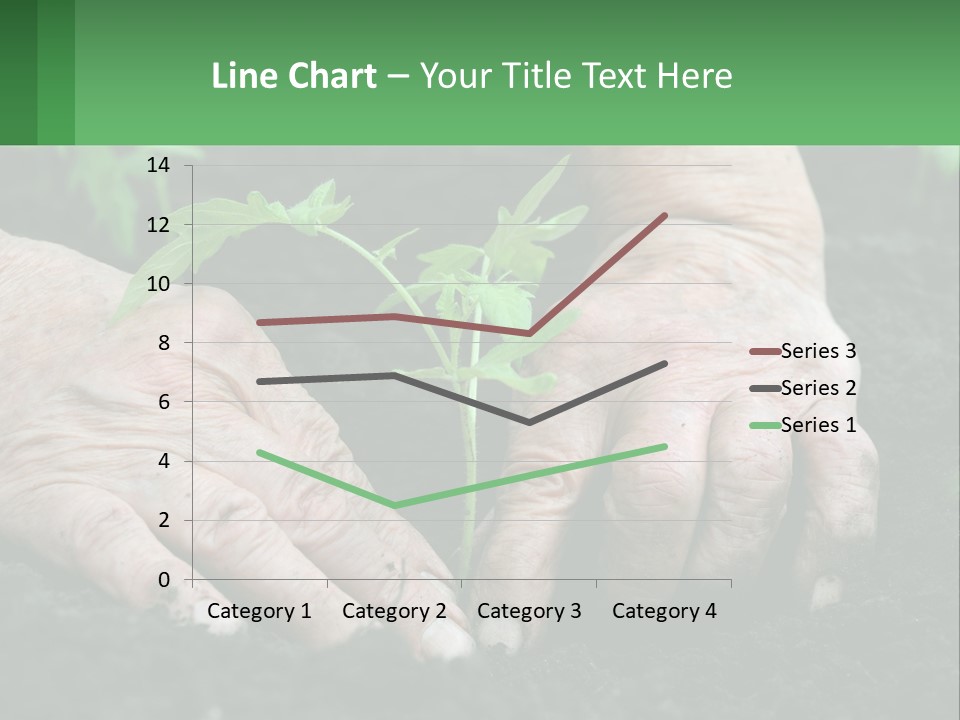 A Person Holding A Plant In Their Hands PowerPoint Template