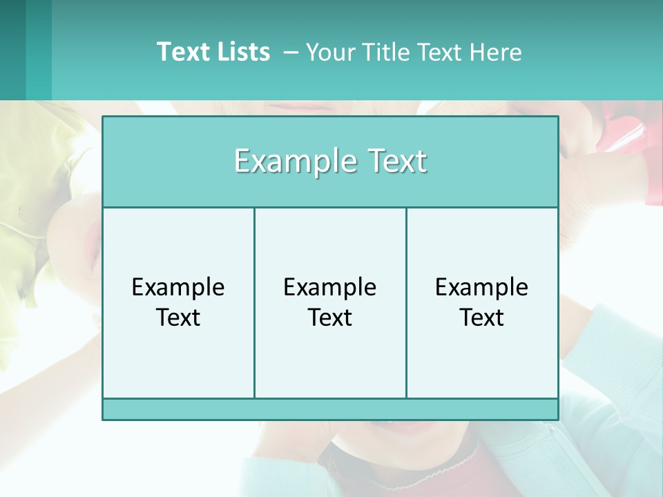 A Group Of Children Holding Their Hands Together PowerPoint Template