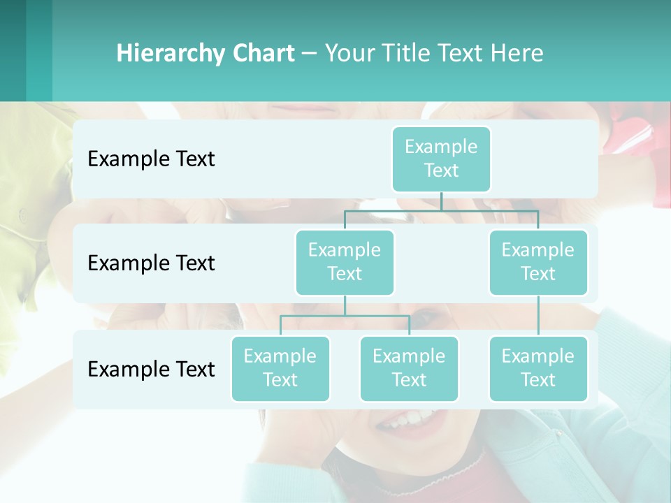 A Group Of Children Holding Their Hands Together PowerPoint Template