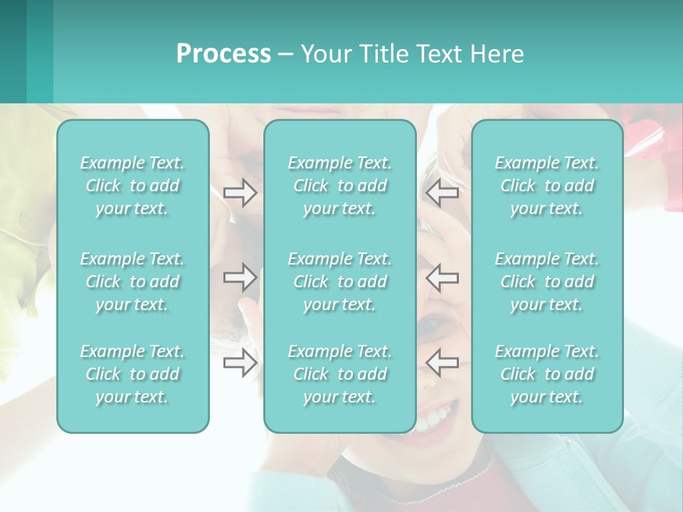 A Group Of Children Holding Their Hands Together PowerPoint Template