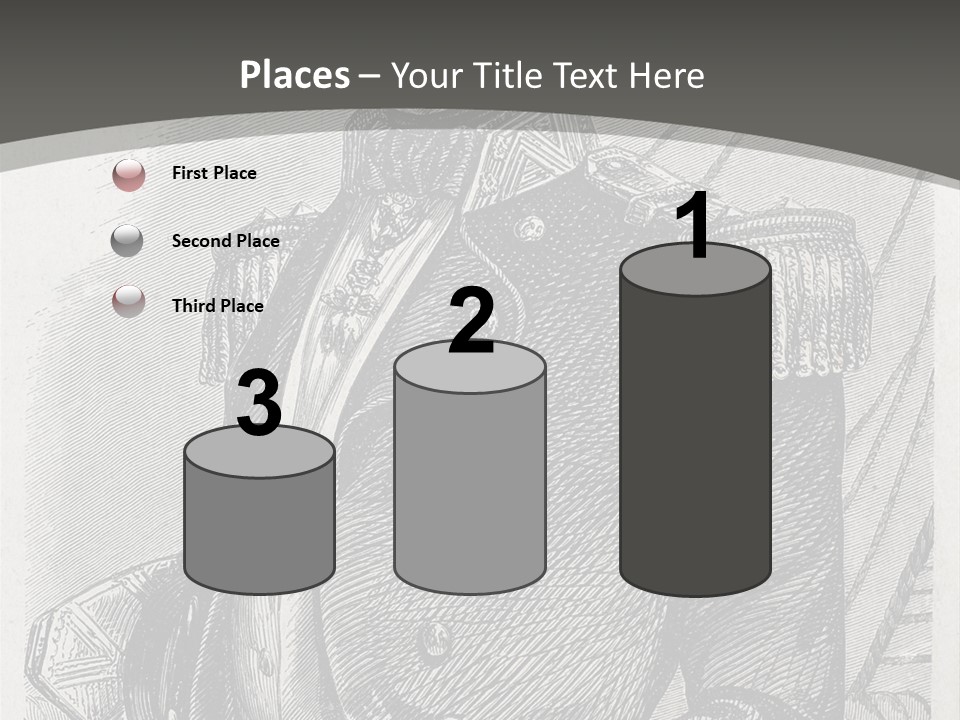 A Man In A Military Uniform Powerpoint Presentation PowerPoint Template