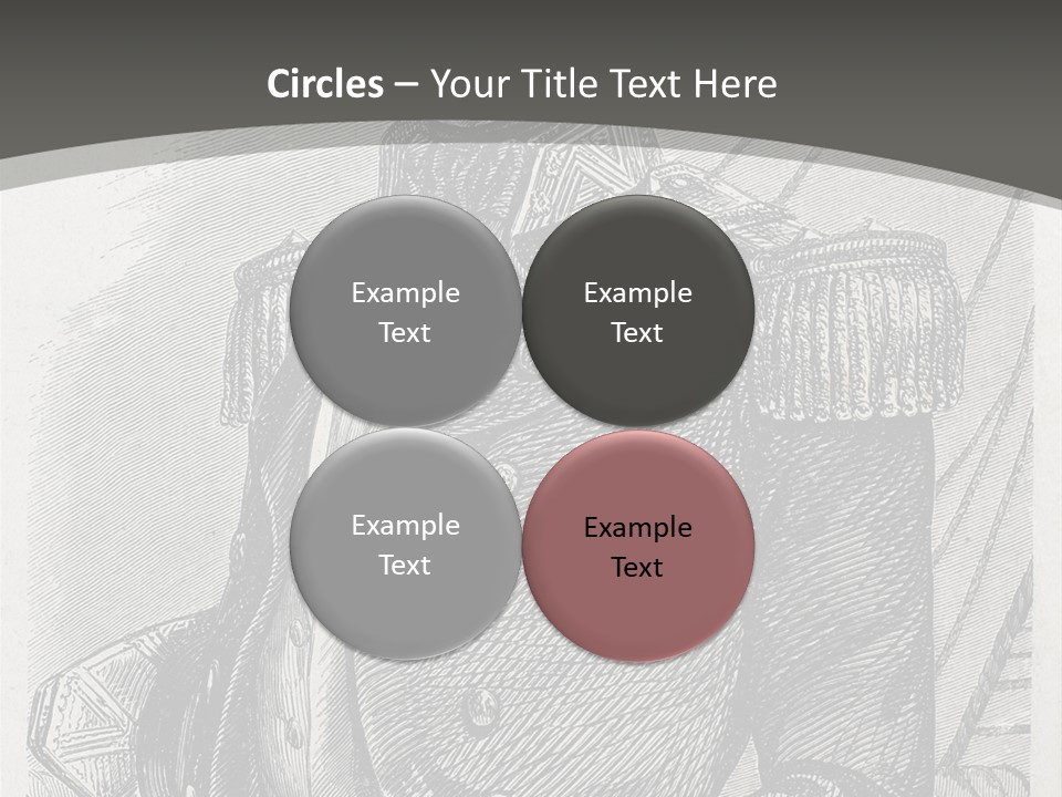 A Man In A Military Uniform Powerpoint Presentation PowerPoint Template