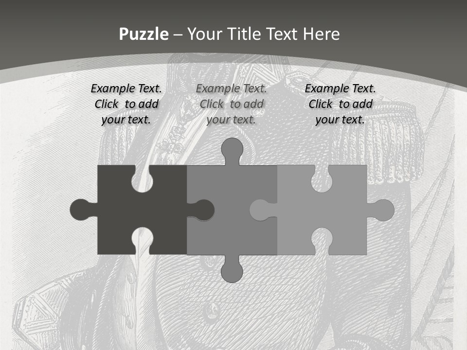 A Man In A Military Uniform Powerpoint Presentation PowerPoint Template