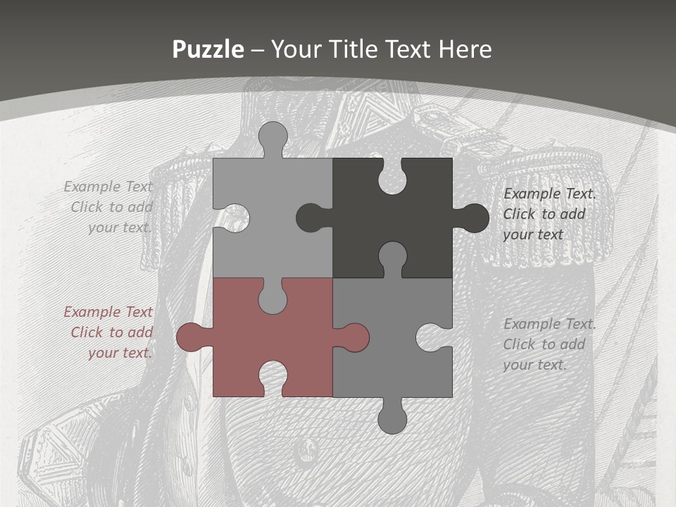 A Man In A Military Uniform Powerpoint Presentation PowerPoint Template