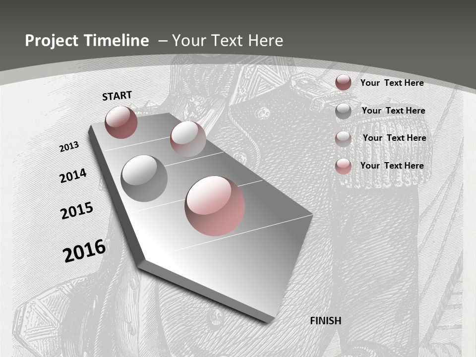 A Man In A Military Uniform Powerpoint Presentation PowerPoint Template