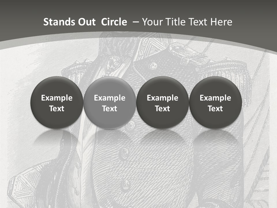 A Man In A Military Uniform Powerpoint Presentation PowerPoint Template