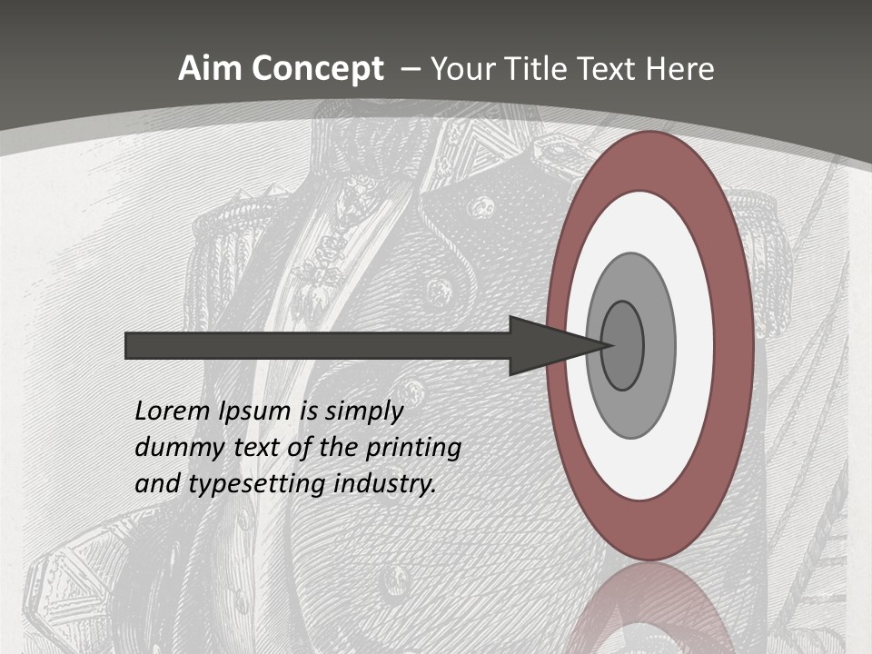 A Man In A Military Uniform Powerpoint Presentation PowerPoint Template