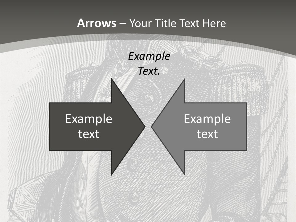 A Man In A Military Uniform Powerpoint Presentation PowerPoint Template