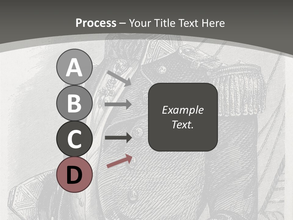 A Man In A Military Uniform Powerpoint Presentation PowerPoint Template