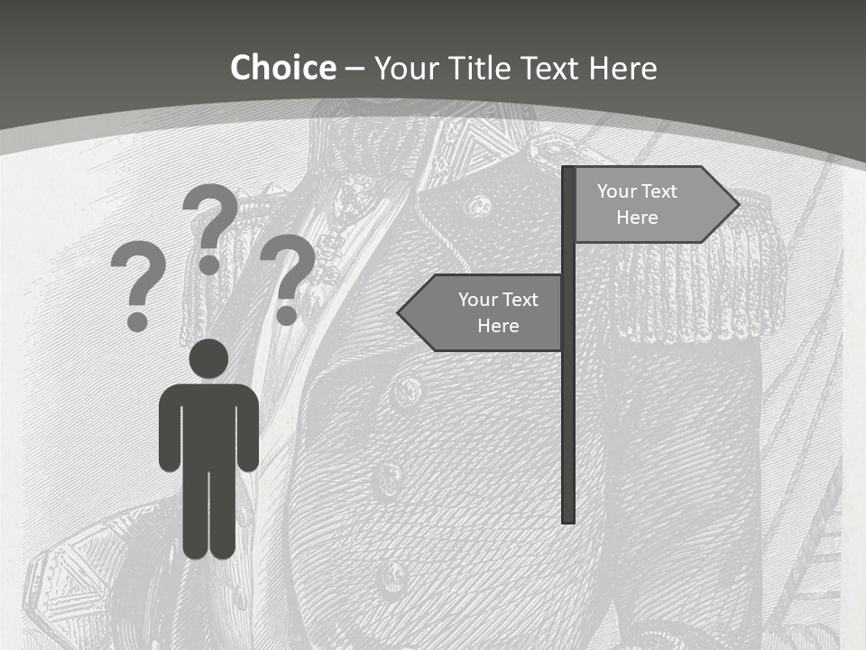 A Man In A Military Uniform Powerpoint Presentation PowerPoint Template