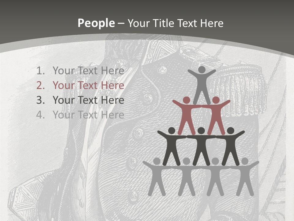 A Man In A Military Uniform Powerpoint Presentation PowerPoint Template