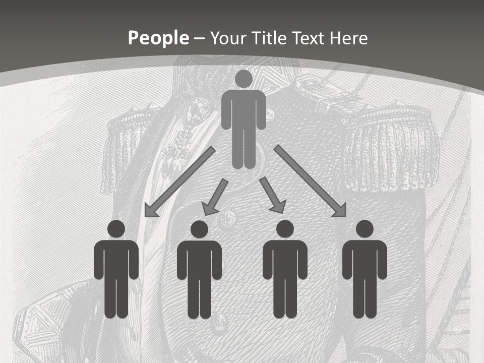 A Man In A Military Uniform Powerpoint Presentation PowerPoint Template