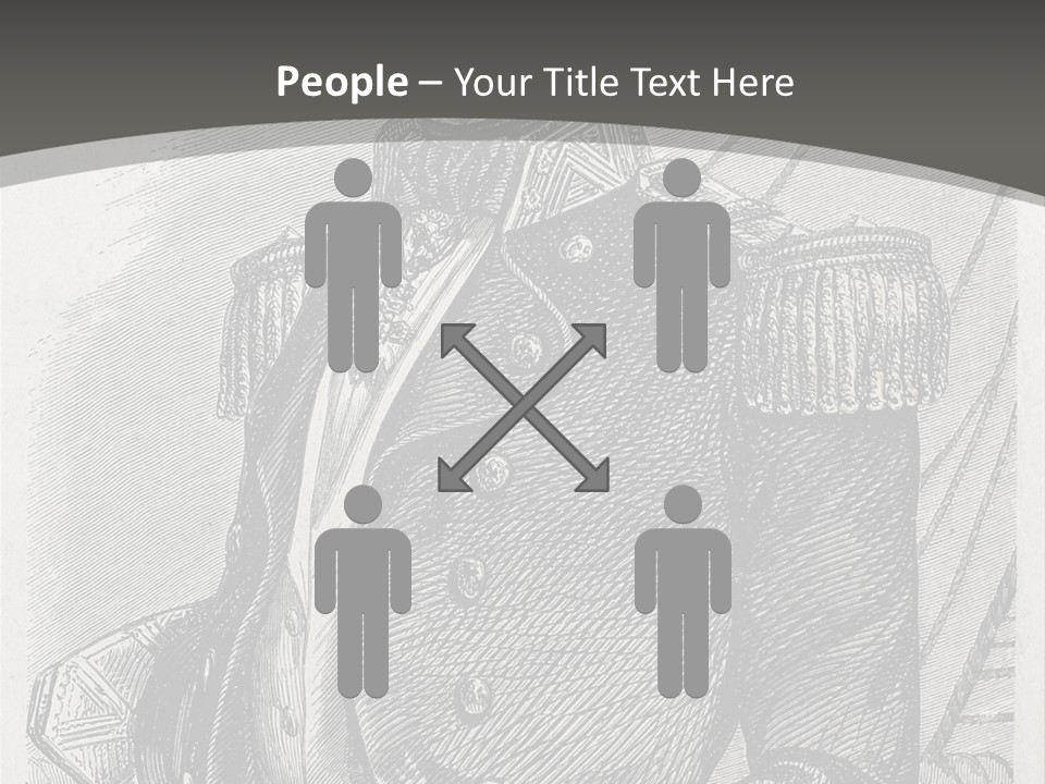 A Man In A Military Uniform Powerpoint Presentation PowerPoint Template