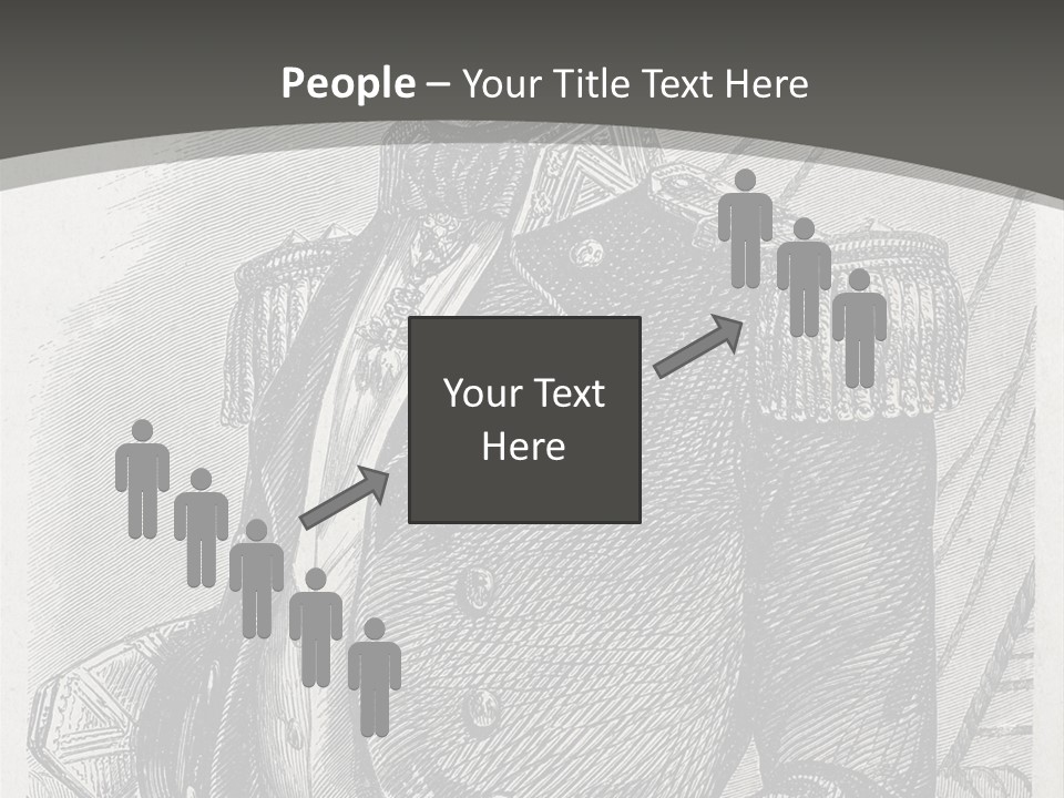 A Man In A Military Uniform Powerpoint Presentation PowerPoint Template