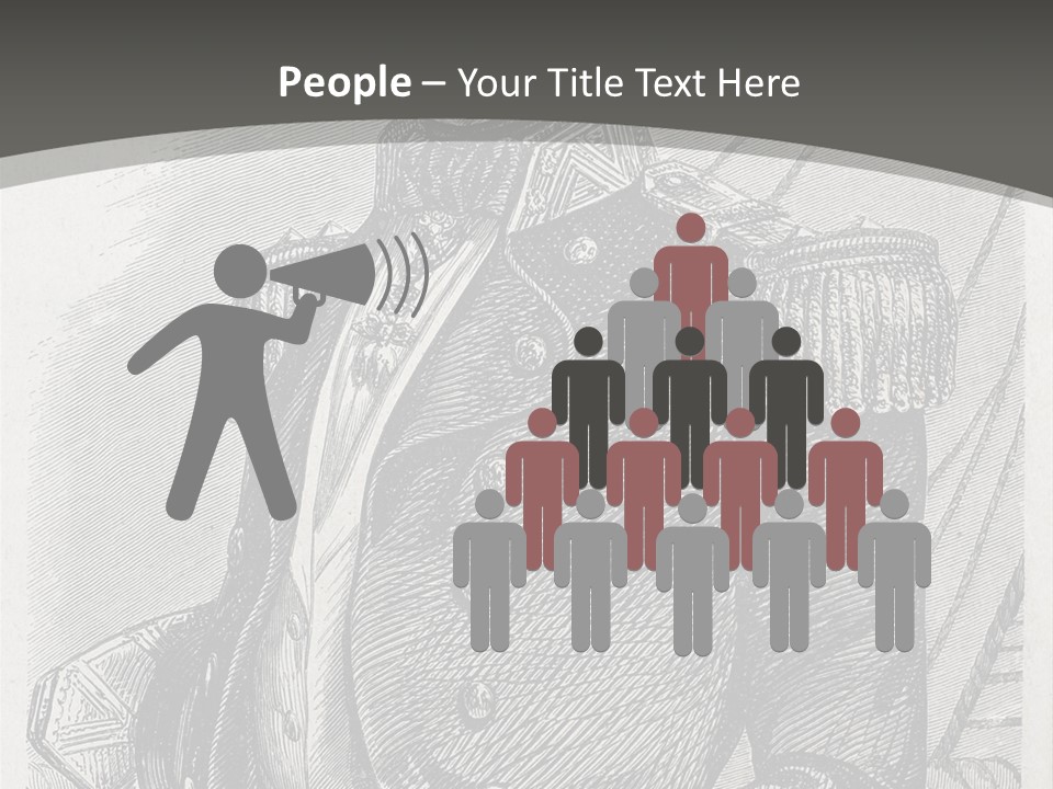 A Man In A Military Uniform Powerpoint Presentation PowerPoint Template