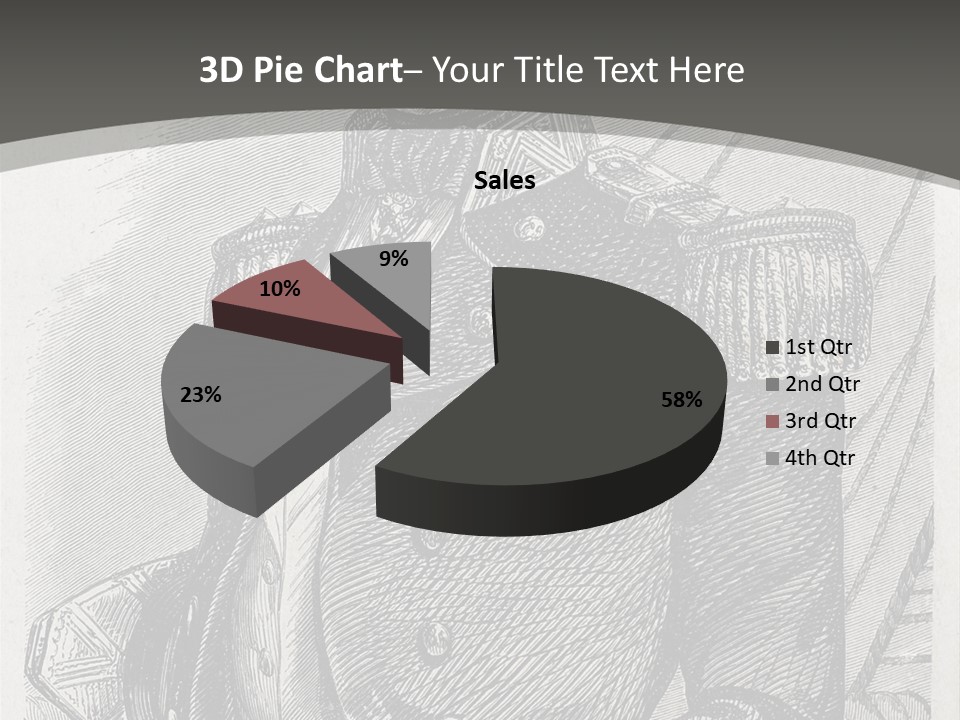 A Man In A Military Uniform Powerpoint Presentation PowerPoint Template