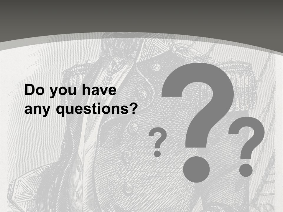 A Man In A Military Uniform Powerpoint Presentation PowerPoint Template