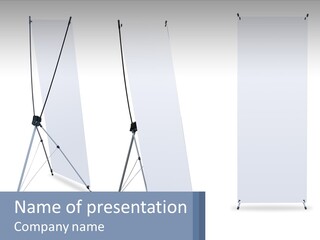 A Set Of Three Banners With A White Background PowerPoint Template
