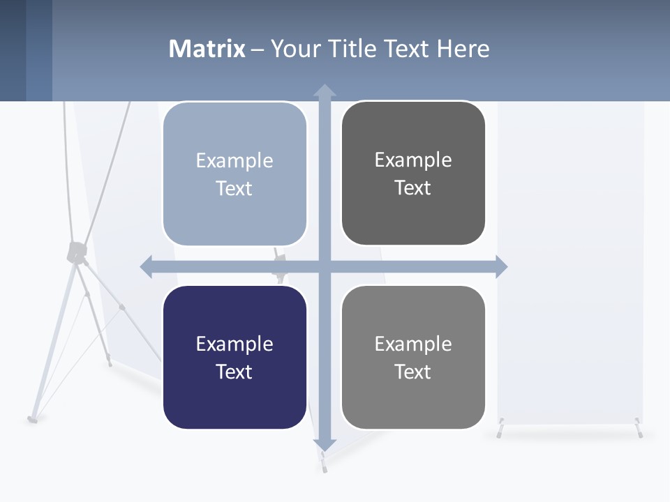 A Set Of Three Banners With A White Background PowerPoint Template