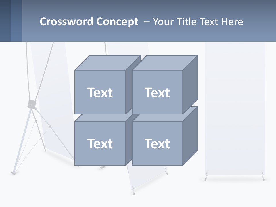 A Set Of Three Banners With A White Background PowerPoint Template