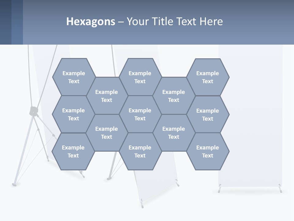 A Set Of Three Banners With A White Background PowerPoint Template