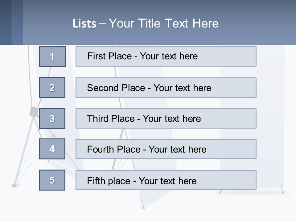 A Set Of Three Banners With A White Background PowerPoint Template