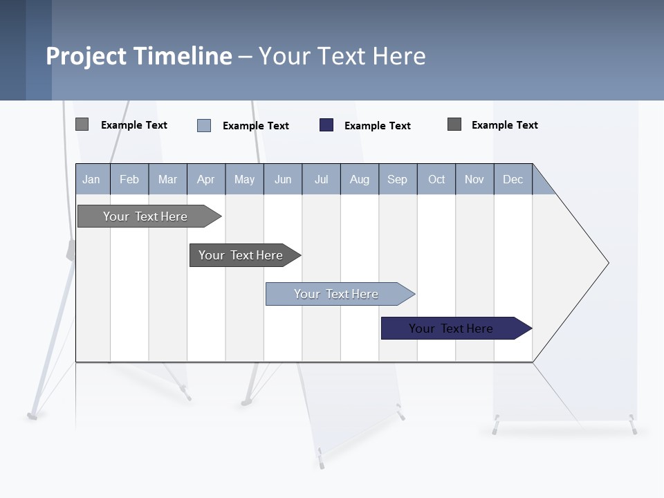 A Set Of Three Banners With A White Background PowerPoint Template