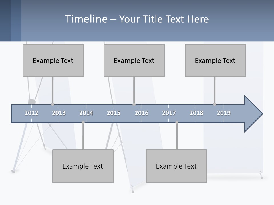 A Set Of Three Banners With A White Background PowerPoint Template