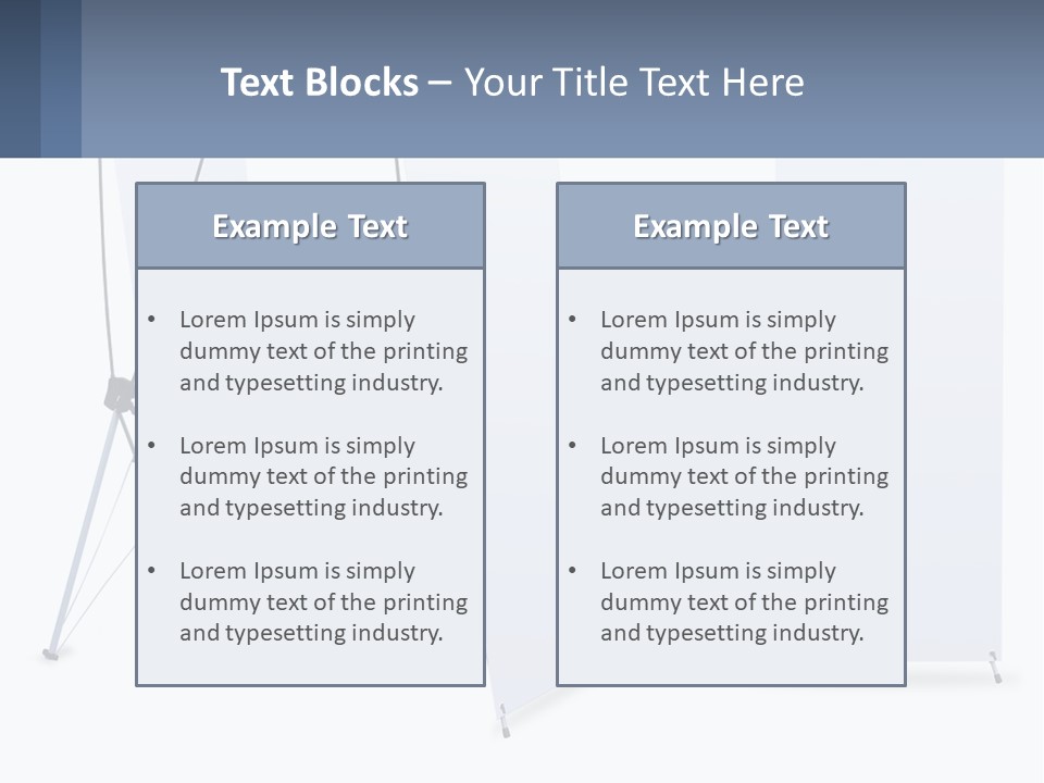 A Set Of Three Banners With A White Background PowerPoint Template