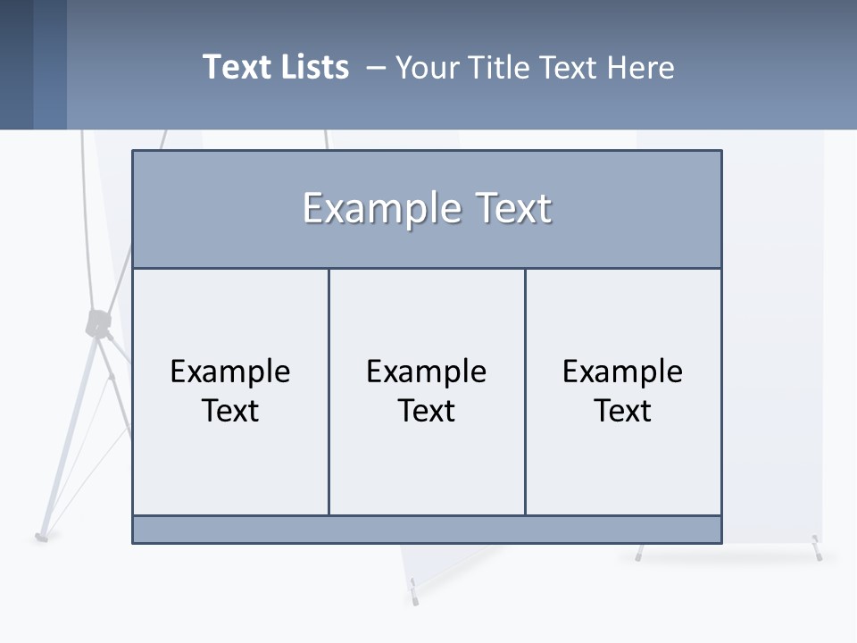 A Set Of Three Banners With A White Background PowerPoint Template