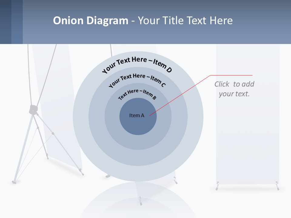 A Set Of Three Banners With A White Background PowerPoint Template