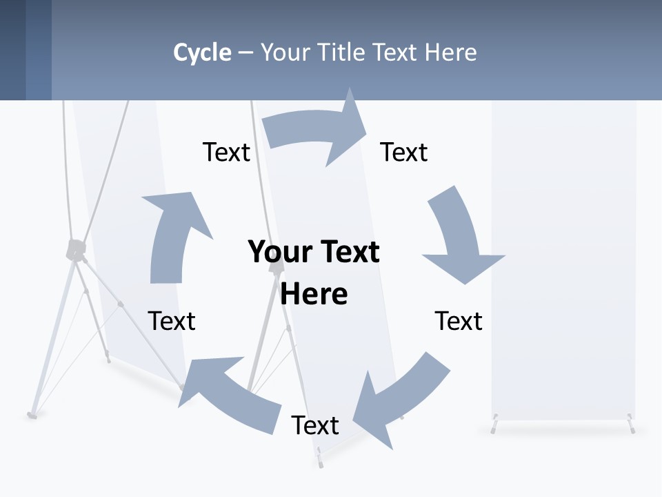 A Set Of Three Banners With A White Background PowerPoint Template