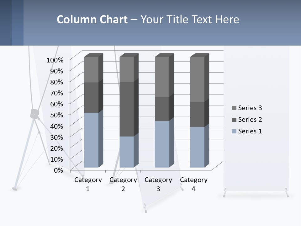 A Set Of Three Banners With A White Background PowerPoint Template