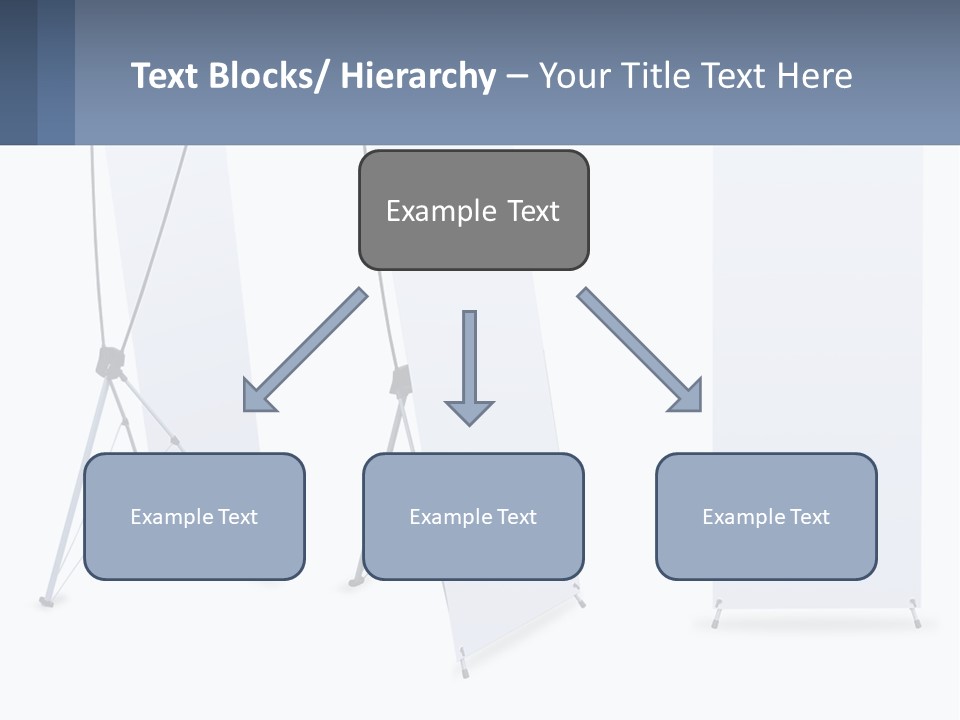 A Set Of Three Banners With A White Background PowerPoint Template
