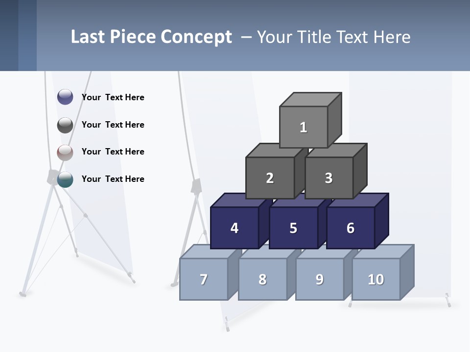 A Set Of Three Banners With A White Background PowerPoint Template