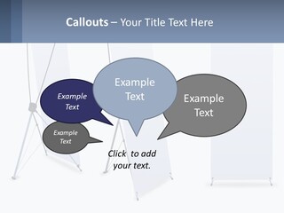 A Set Of Three Banners With A White Background PowerPoint Template