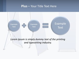 A Set Of Three Banners With A White Background PowerPoint Template