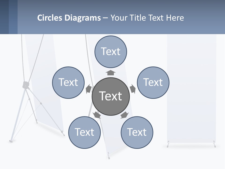 A Set Of Three Banners With A White Background PowerPoint Template